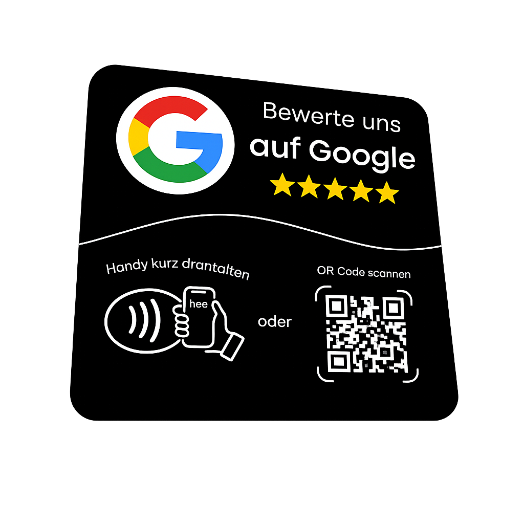 Plakette im Winkel